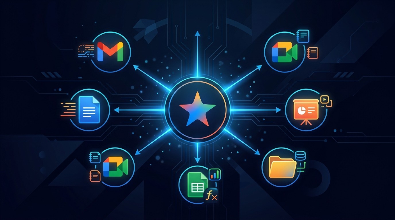 google workspace con gemini diagrama explicativo