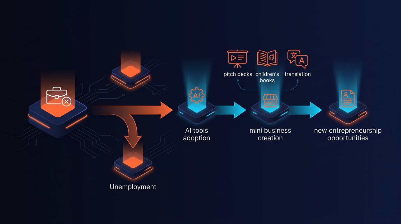 inteligencia artificial y empleo diagrama explicativo