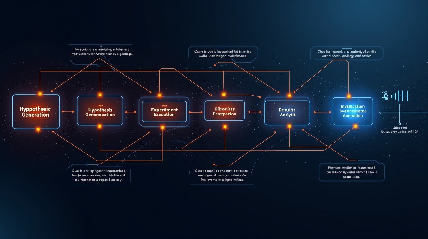 investigación automática ia diagrama explicativo