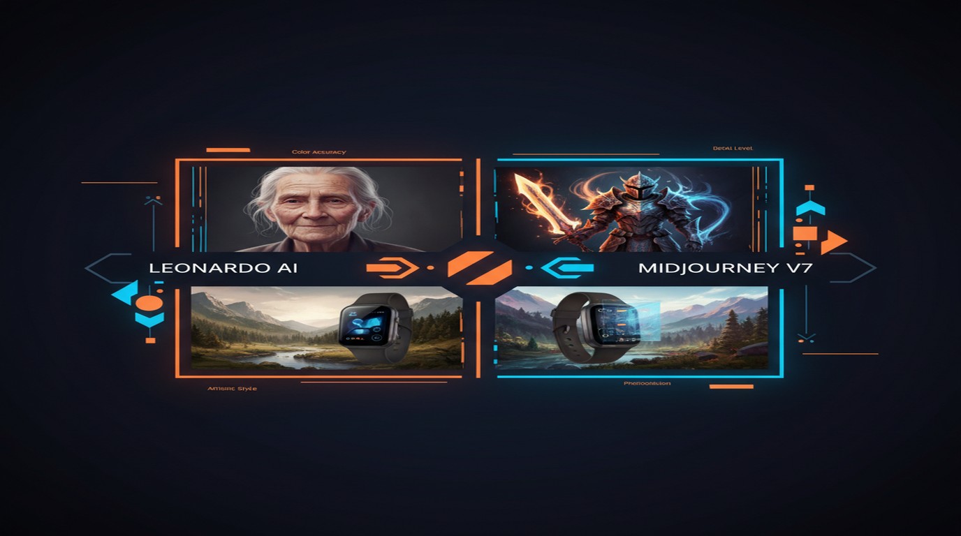 leonardo ai vs midjourney diagrama explicativo