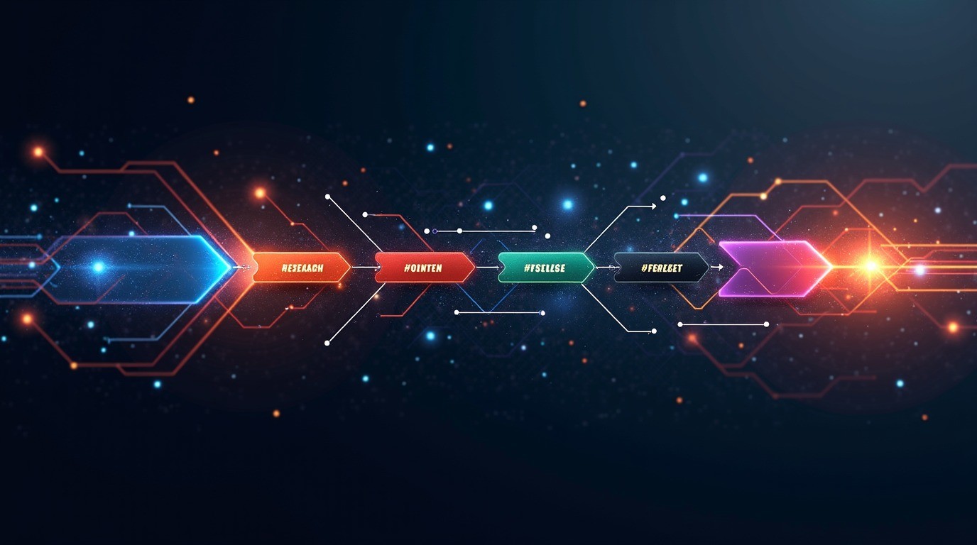 ¿Los agentes IA realmente escriben blogs? 2 agentes de ia para escribir blogs diagrama explicativo