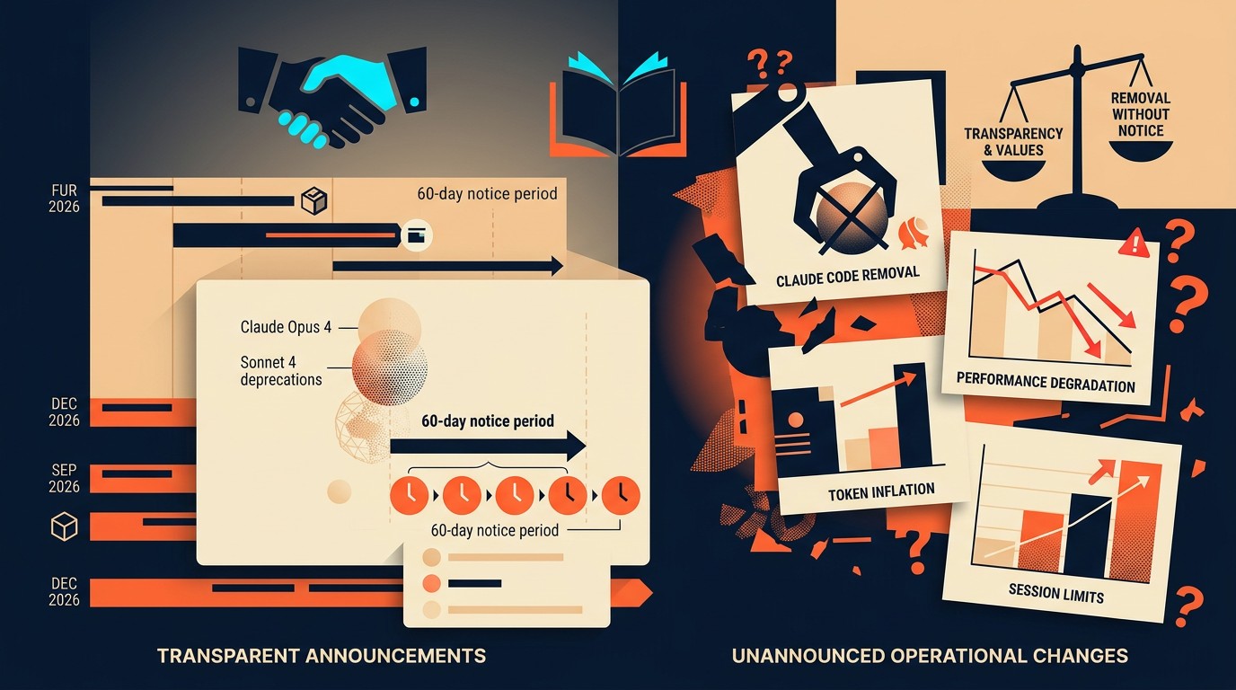 anthropic cambios modelos sin aviso diagrama explicativo