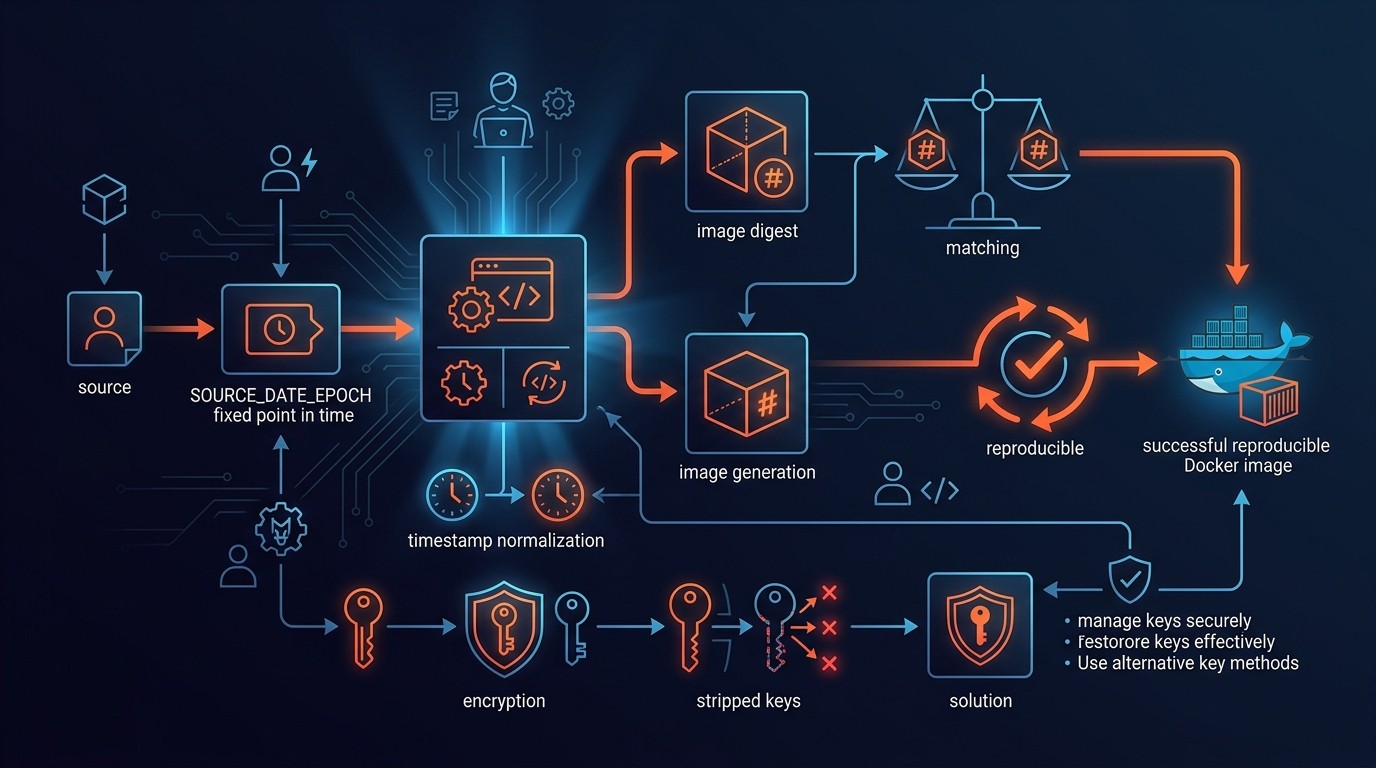 arch linux imagen docker reproducible diagrama explicativo