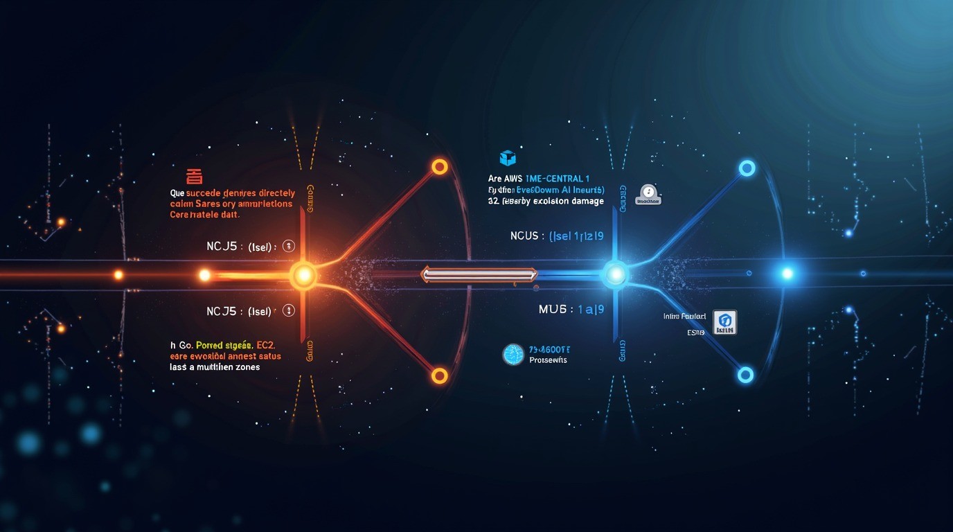 ataque misiles data centers aws diagrama explicativo