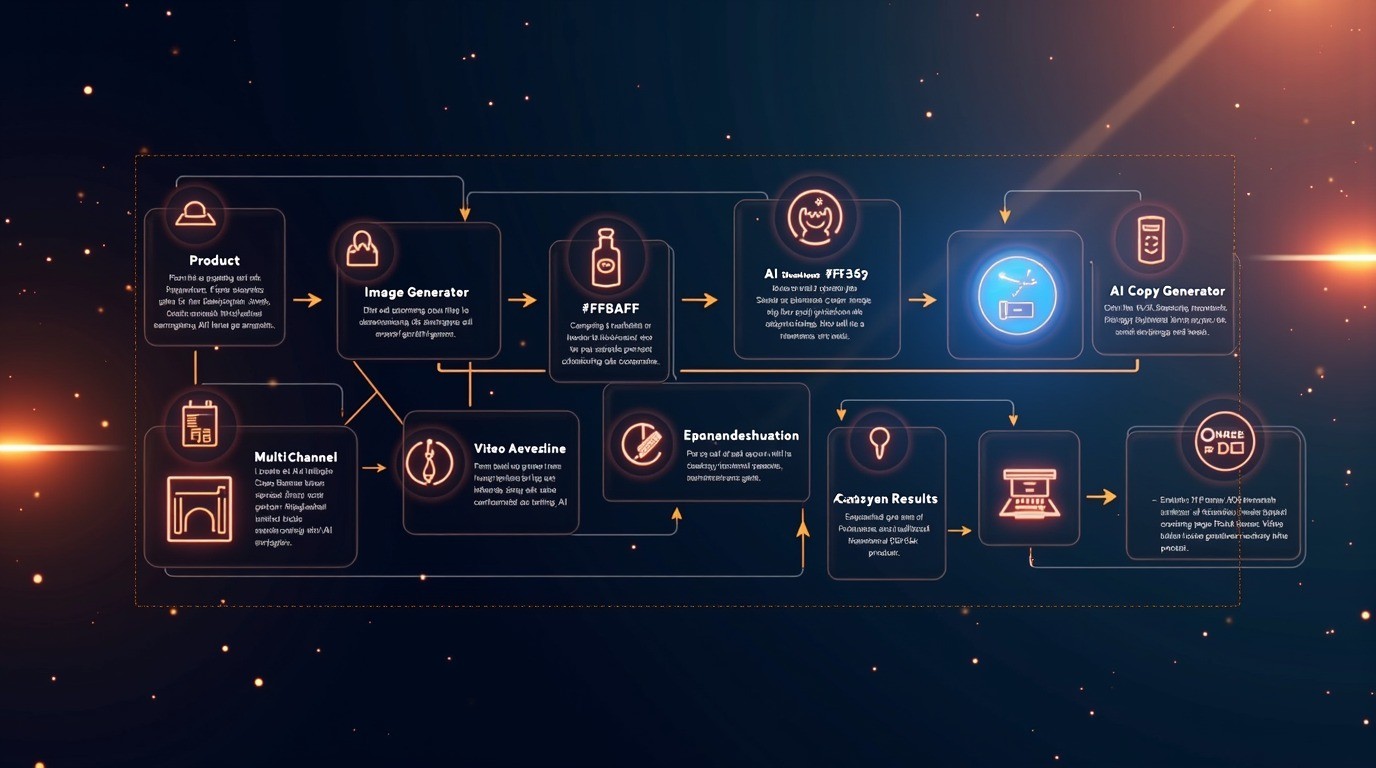 campaña de belleza con ia diagrama explicativo