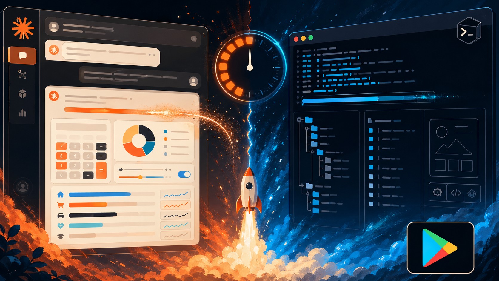 Launched My First App Using Claude - ilustracion