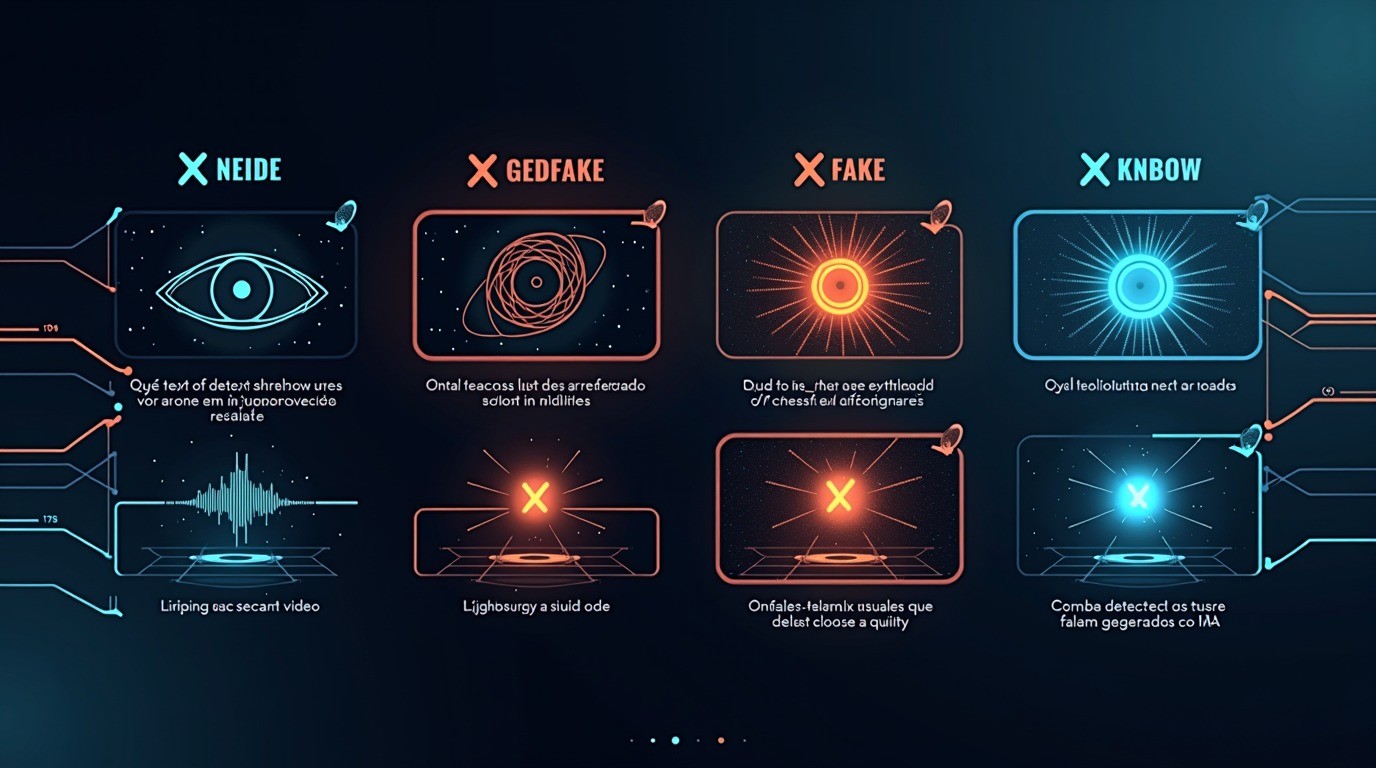 deepfakes y contenido IA diagrama explicativo