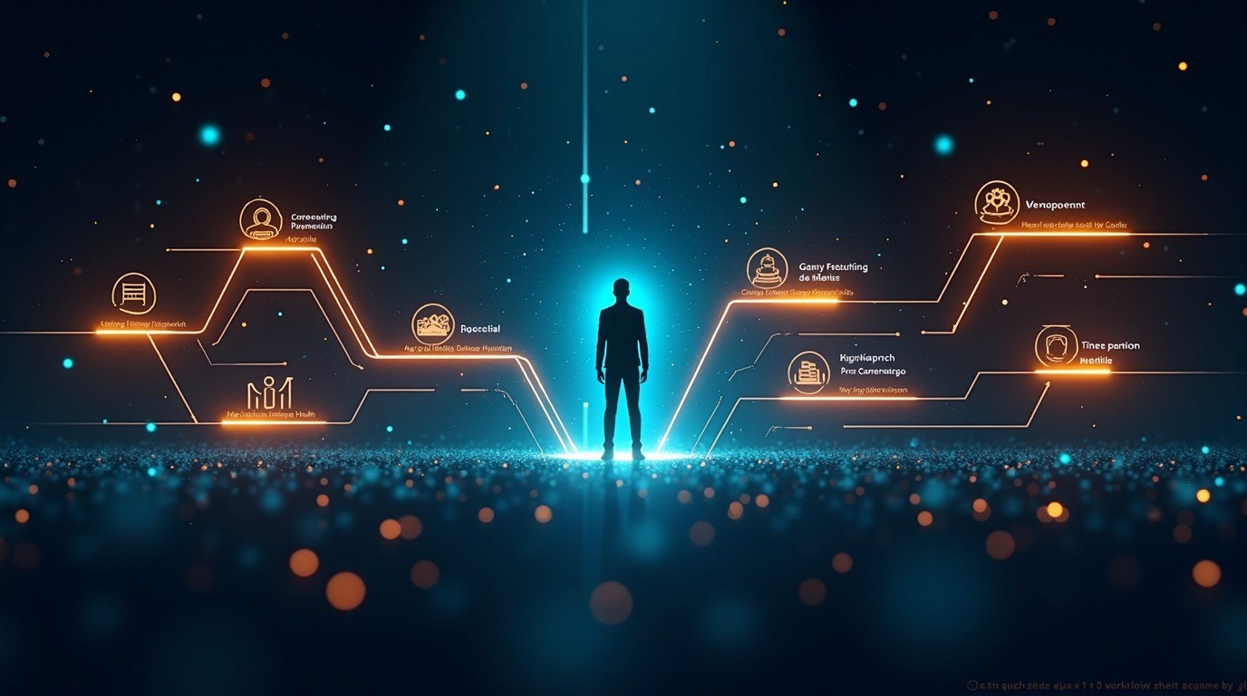 De 2 personas a $1B: la revolución de la IA 2 empresa impulsada por ia diagrama explicativo