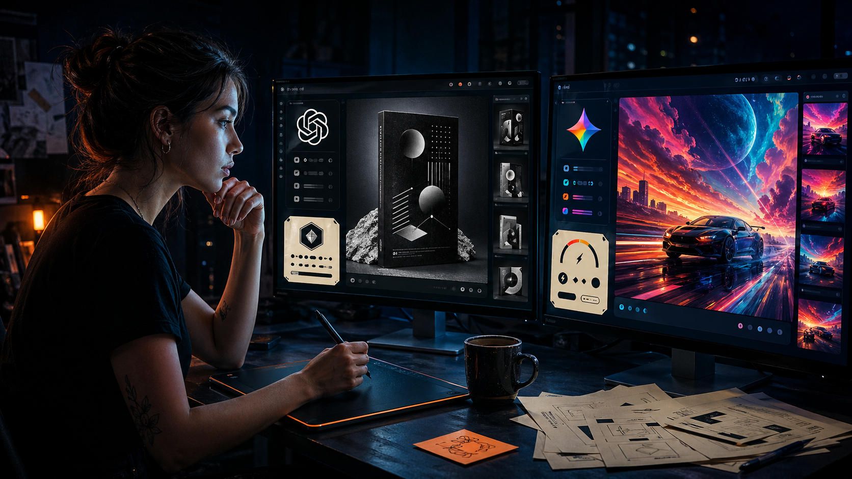 GPT Image 2 vs Nano Banana 2: la comparativa real — ilustración