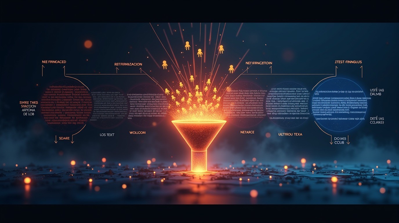 homogenización IA lenguaje diagrama explicativo