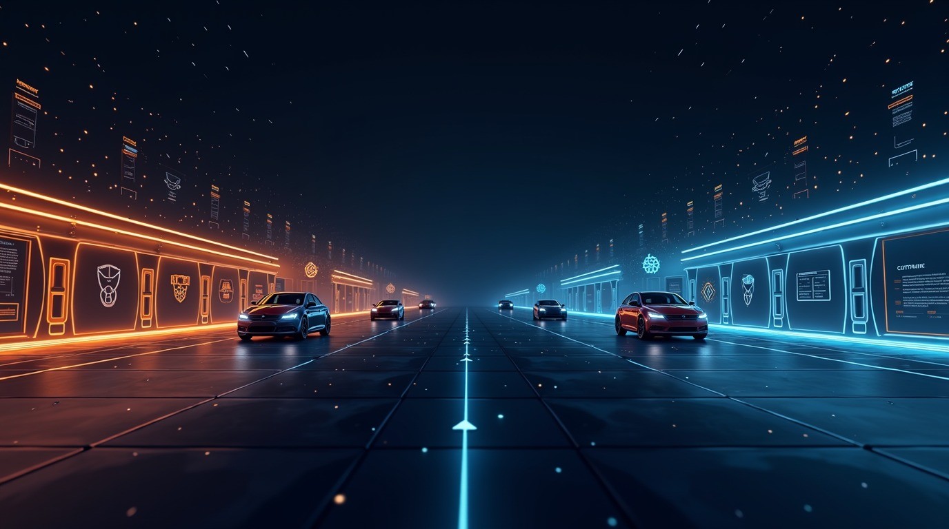 IA reemplaza vendedores de autos diagrama explicativo