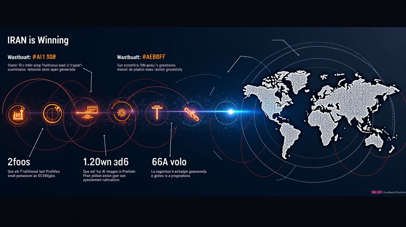 Propaganda con IA: cómo Irán gana la guerra digital 2 propaganda con ia diagrama explicativo