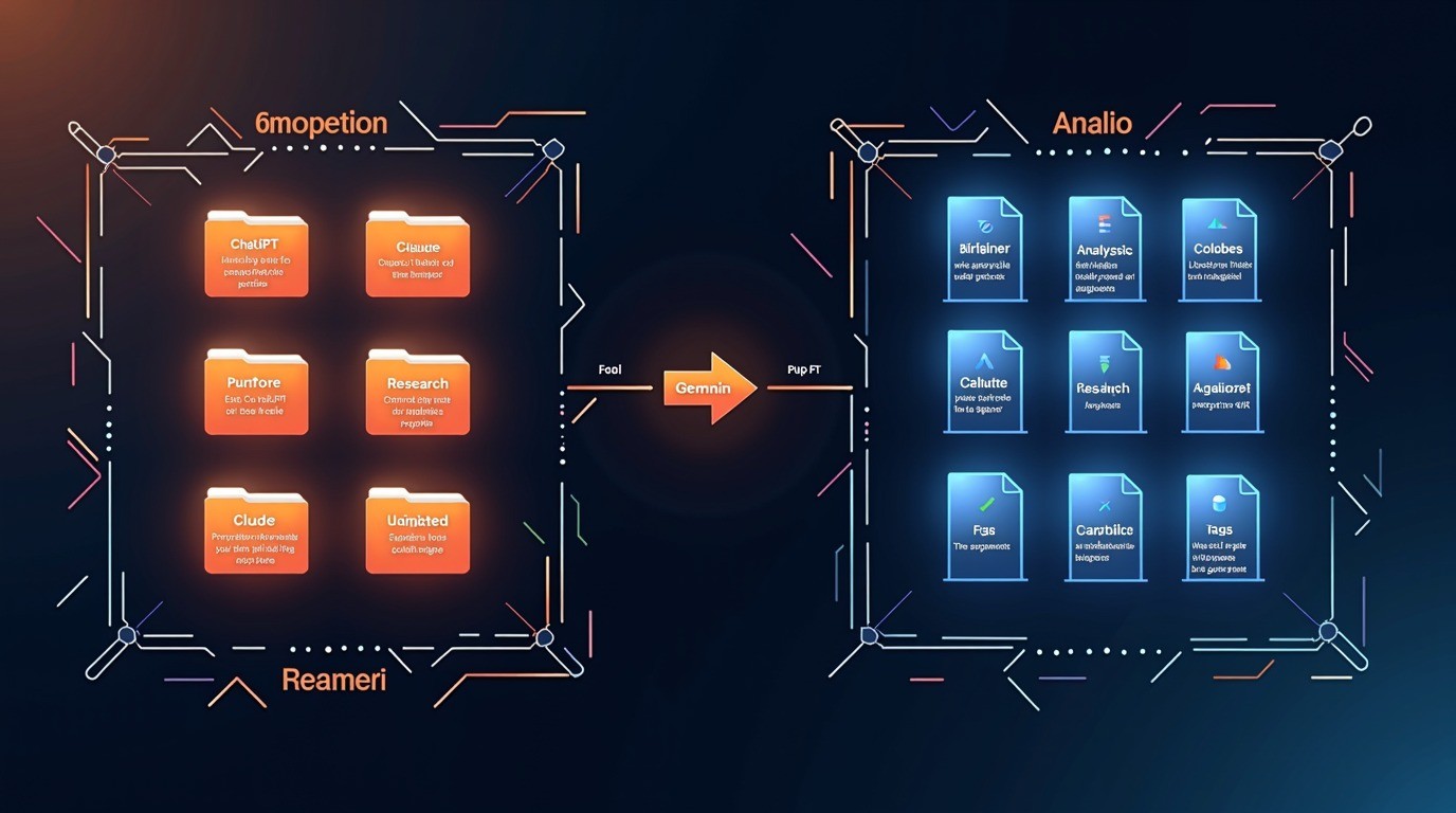sistema organización de prompts diagrama explicativo