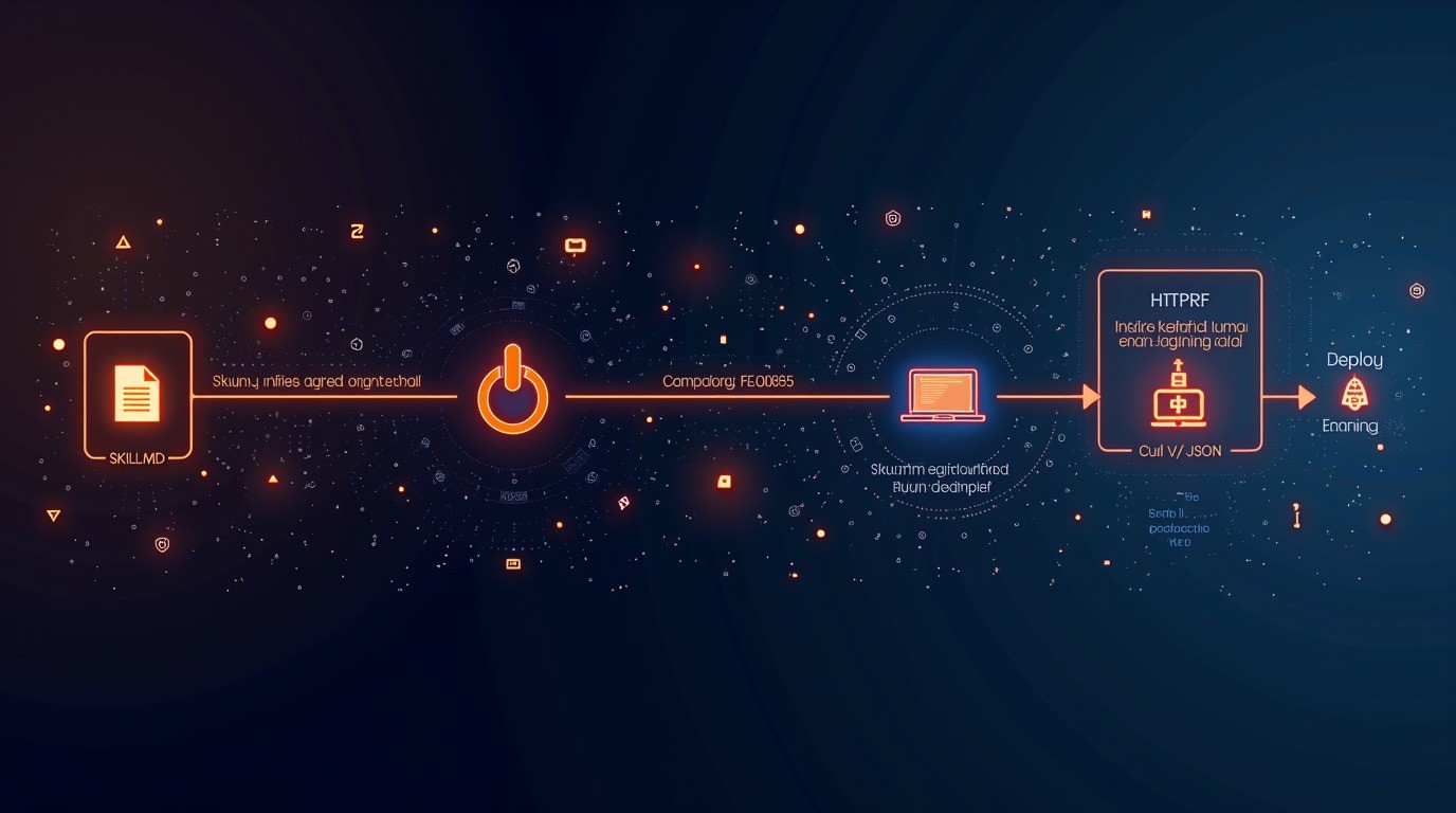Cómo Desplegar Agentes IA con Skrun 2 skrun agentes ia api diagrama explicativo