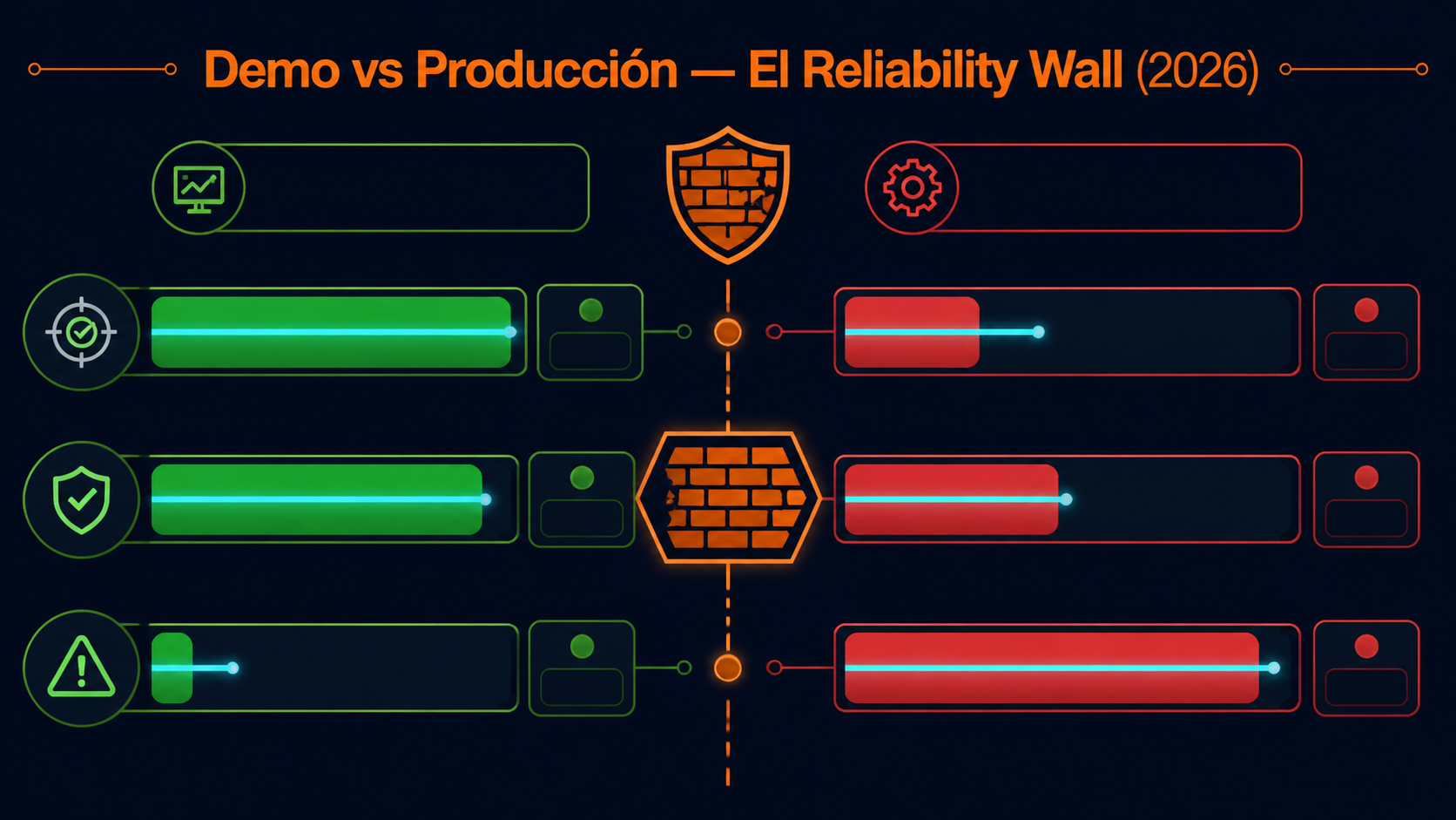 agentes ía en producción diagrama explicativo