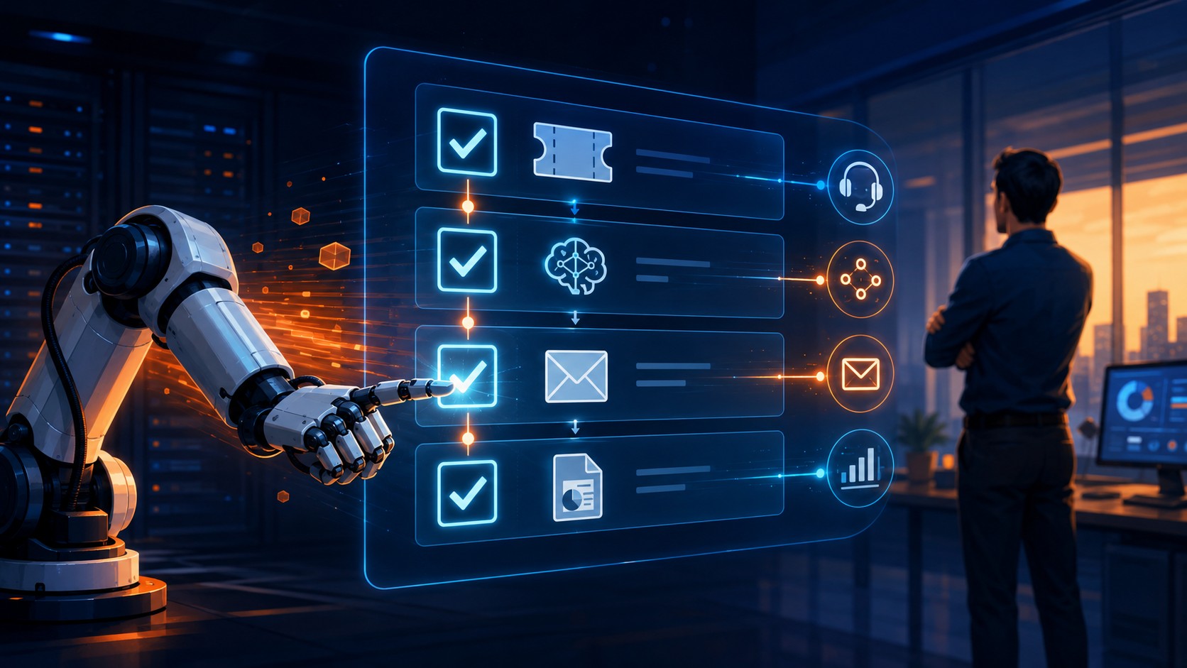 Agentes de IA productivos: qué funcionó en 2026 1 Are AI agents actually becoming productive, or just more capable? - ilustracion