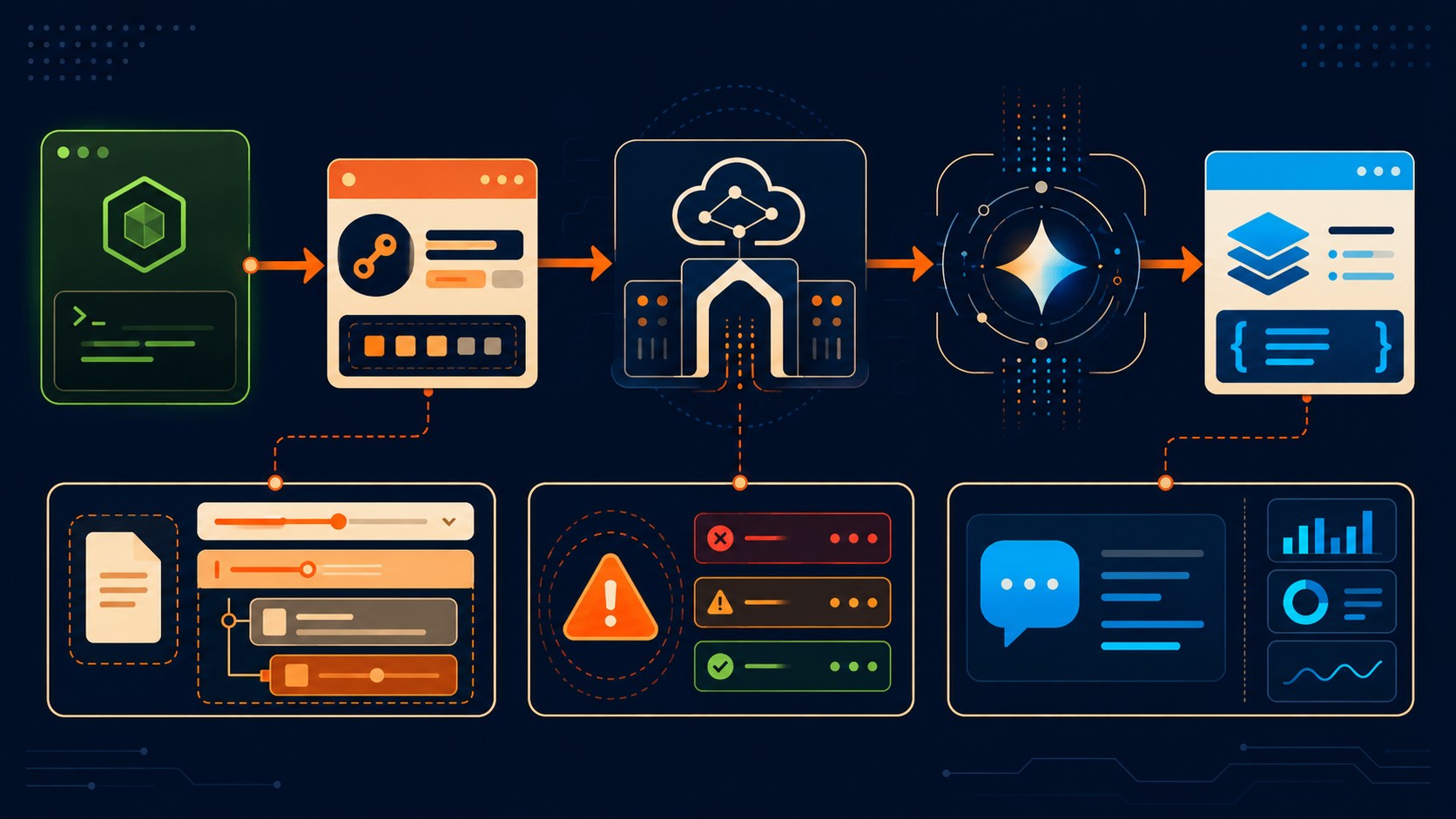 api gemini node.js diagrama explicativo