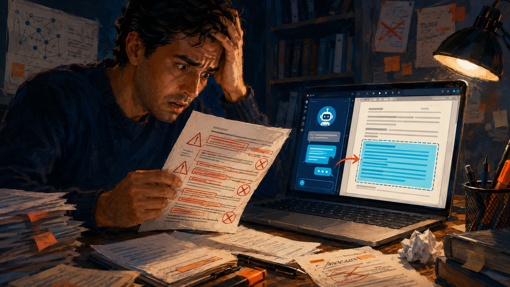 Research repository ArXiv will ban authors for a year if they let AI do all the work - ilustracion
