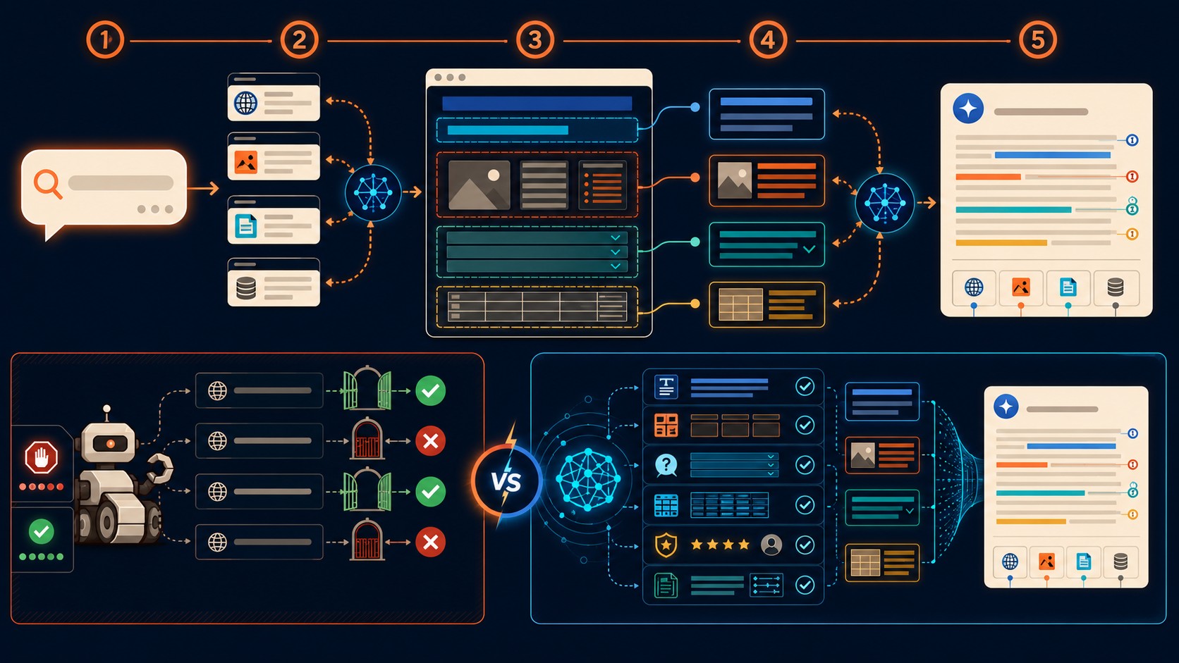 ¿Tu sitio aparece en ChatGPT? Auditalo ahora 2 auditar sitio web para llms diagrama explicativo