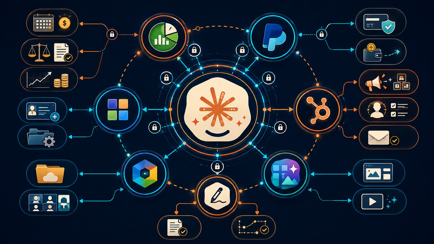 claude para pequeños negocios diagrama explicativo