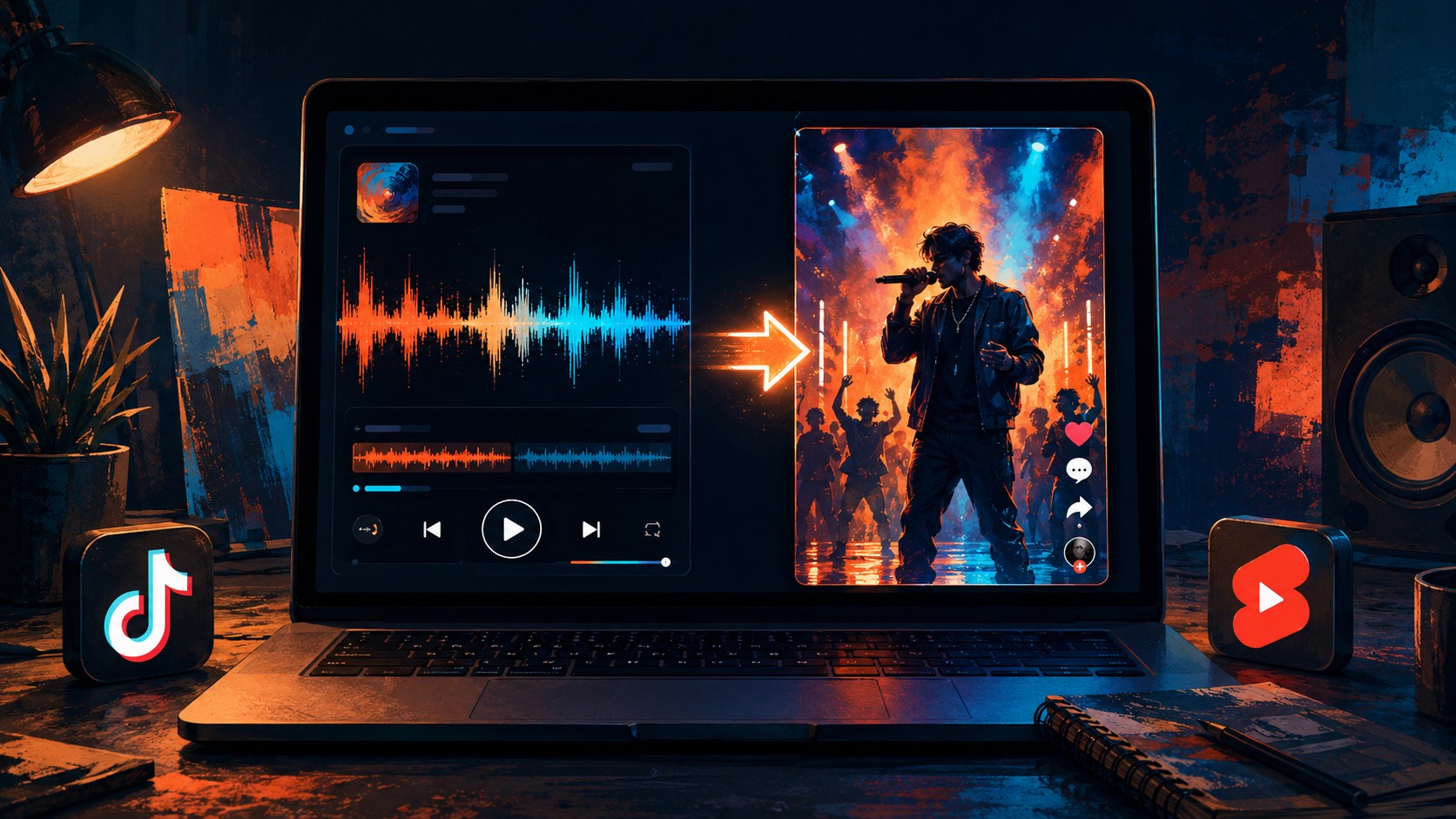 How are you guys turning your Suno tracks into full music videos? - ilustracion