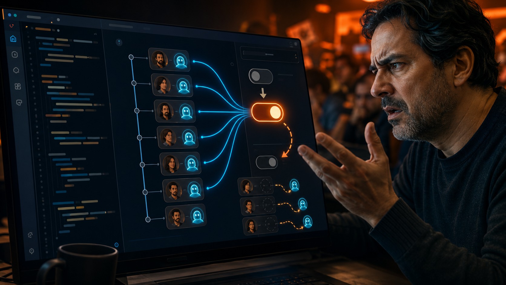 Microsoft made Copilot a co-author on every VS Code project, reverted after developers revolted - ilustracion