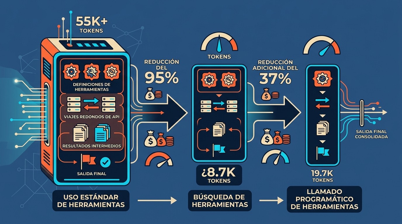costos herramientas claude api diagrama explicativo