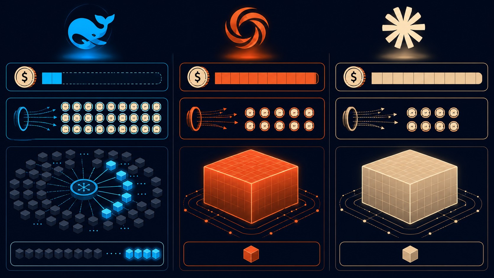 deepseek burbuja ia americana diagrama explicativo