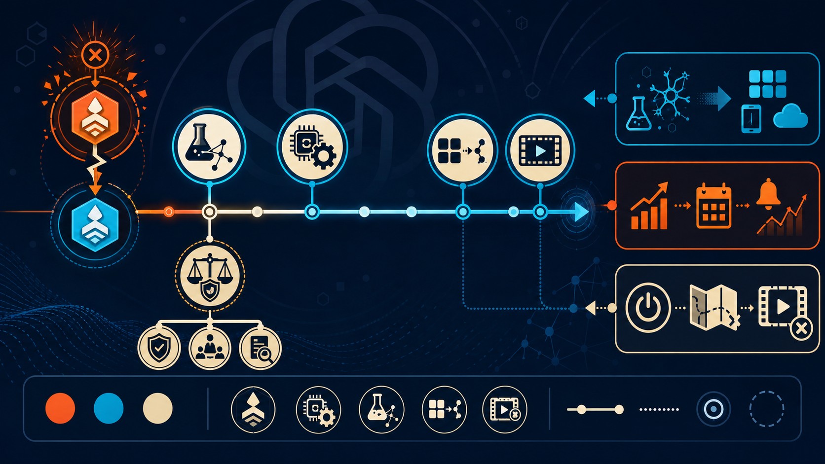 OpenAI pierde tres ejecutivos clave en abril 2026 2 despidos openai 2026 diagrama explicativo