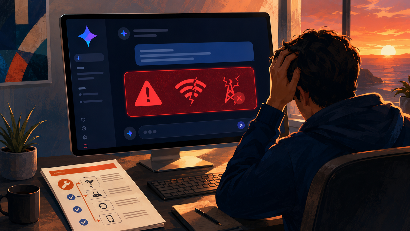 Los errores más comunes de Google Gemini y cómo solucionarlos — ilustración