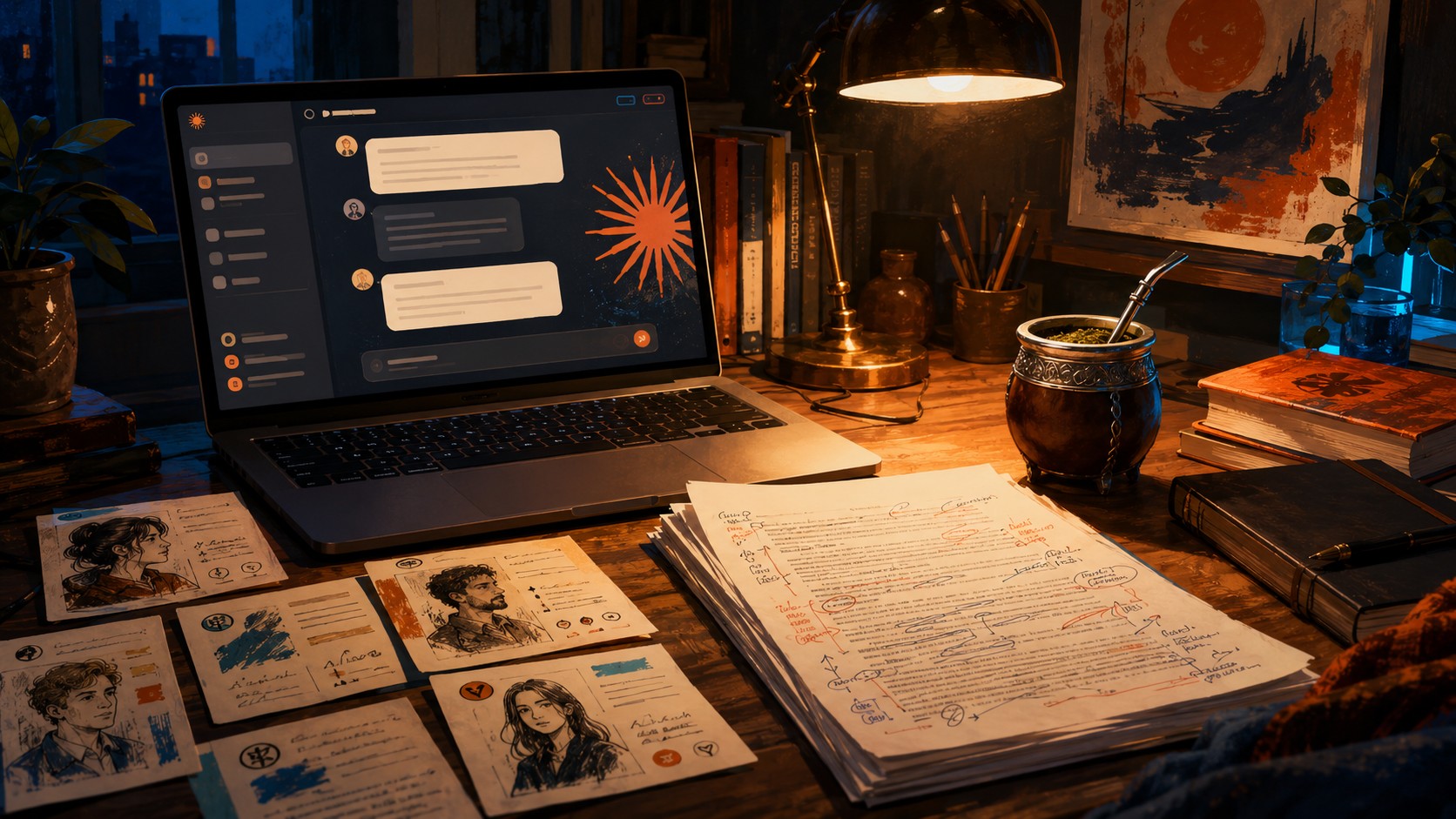 If you write fiction with Claude… what is your workflow? - ilustracion
