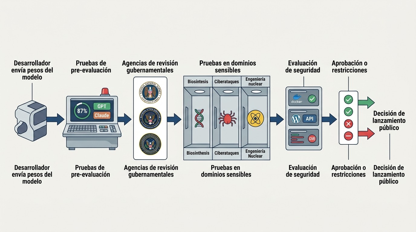 evaluación de modelos de IA diagrama explicativo