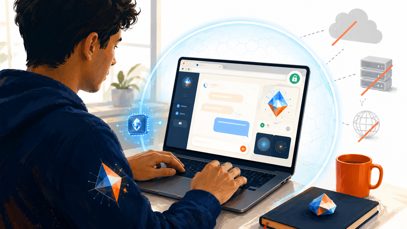 ¡Gemma Gem en tu navegador! IA sin API keys 1 ¡Gemma Gem en tu navegador! IA sin API keys — ilustración