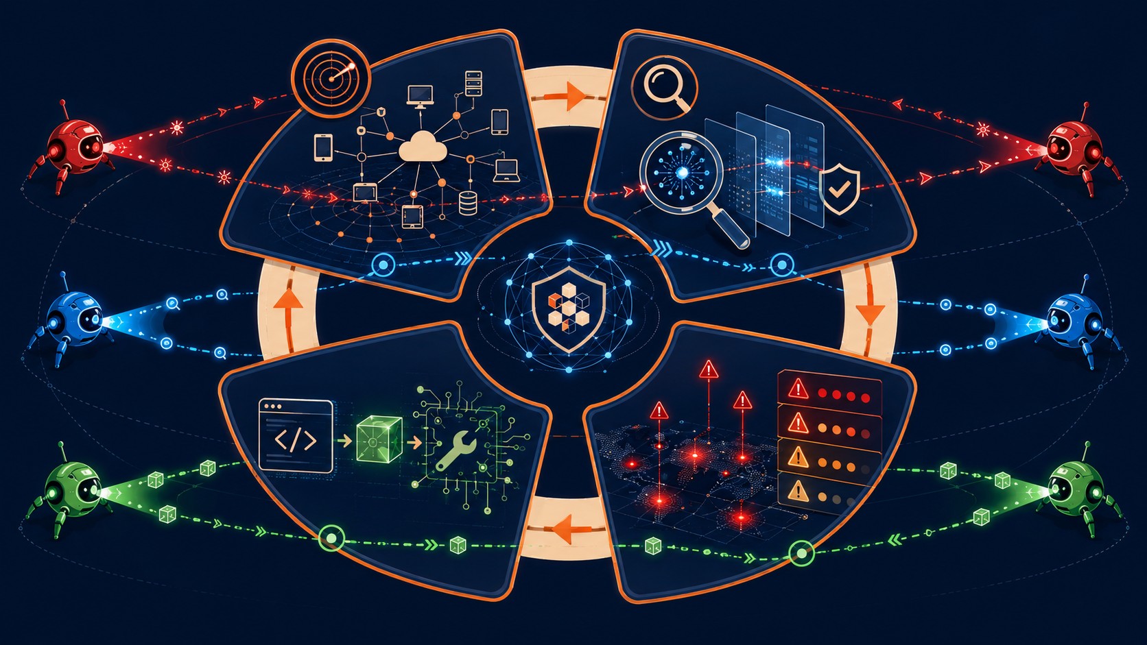 google ai threat defense diagrama explicativo