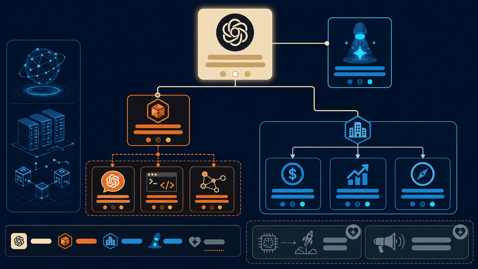greg brockman openai productos diagrama explicativo