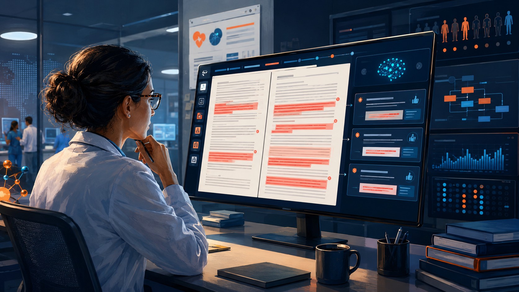 How Large Language Models Are Reshaping the Trial Lifecycle - ilustracion