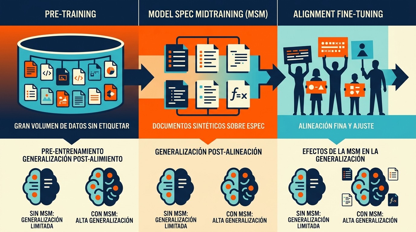 model spec midtraining diagrama explicativo