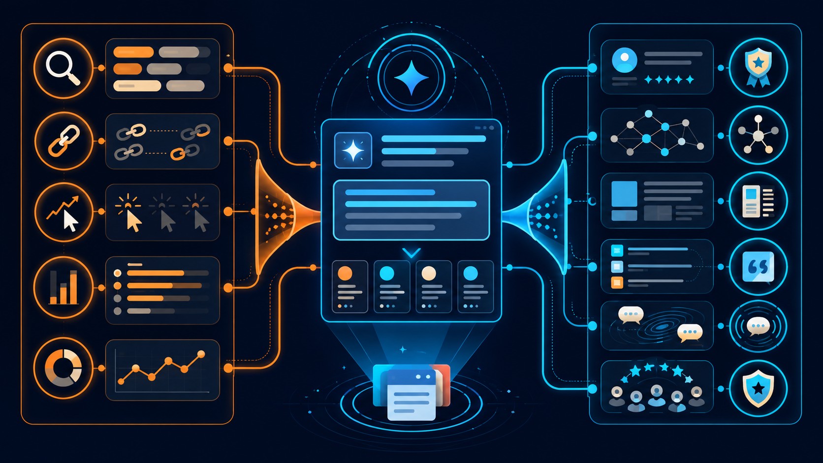 optimizar contenido para ai de google diagrama explicativo