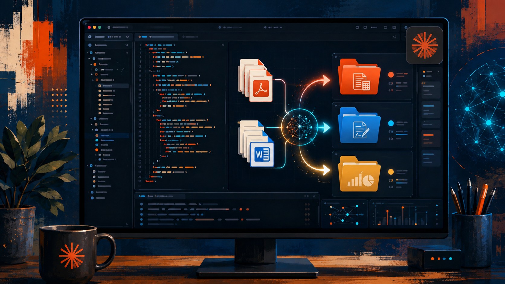 Built an AI File & Document Organizer Using Claude API - ilustracion
