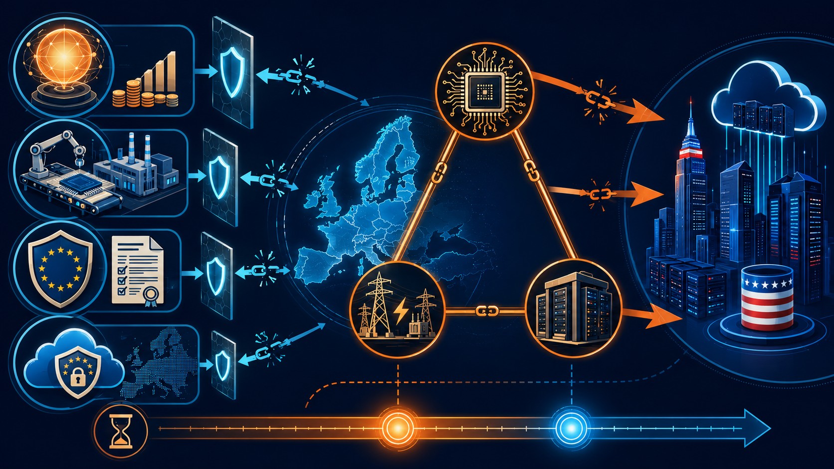 soberanía digital ia europa diagrama explicativo