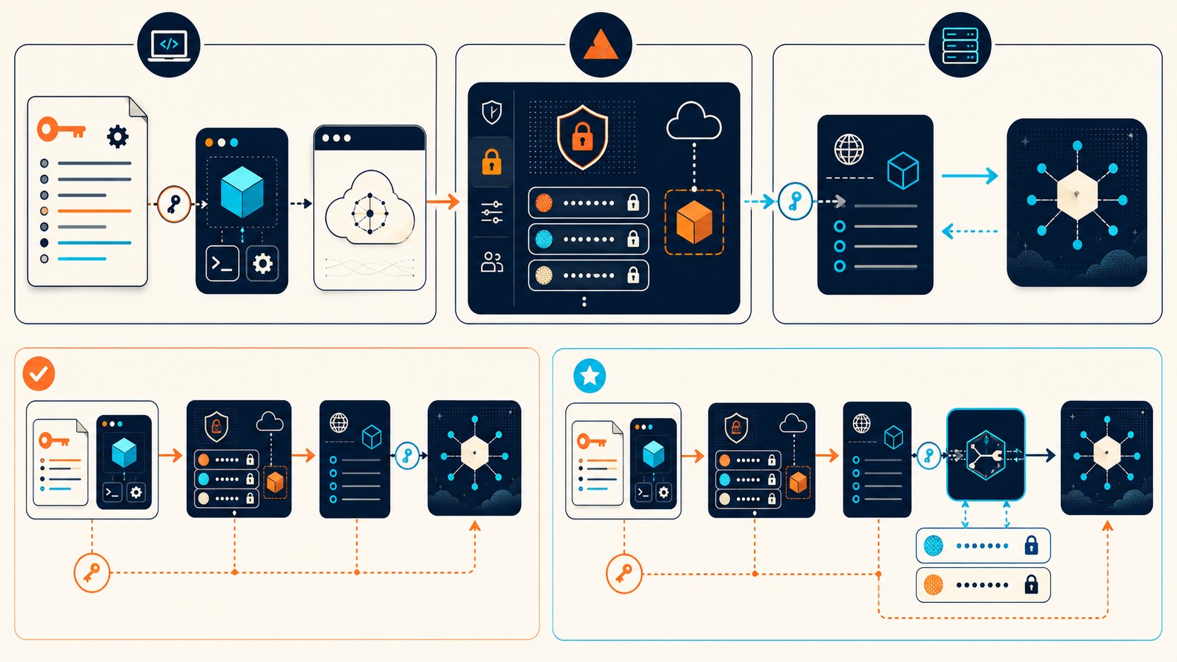 variables de entorno claude api vercel diagrama explicativo