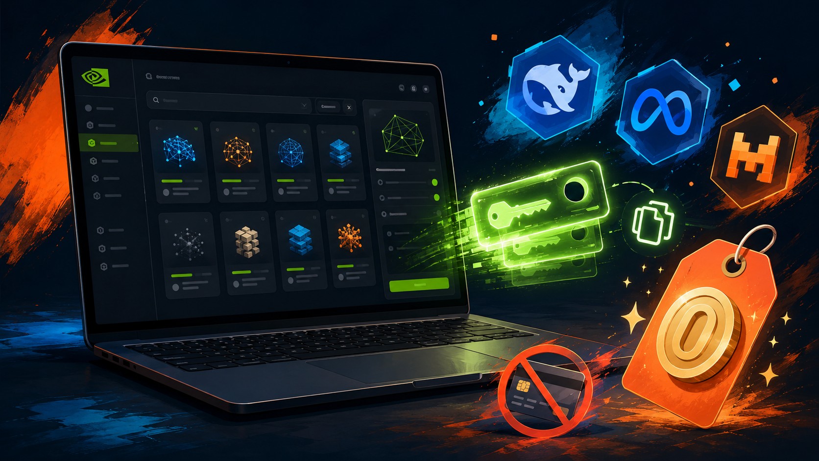 Cómo obtener APIs gratuitas de DeepSeek y otros modelos IA desde NVIDIA - ilustracion