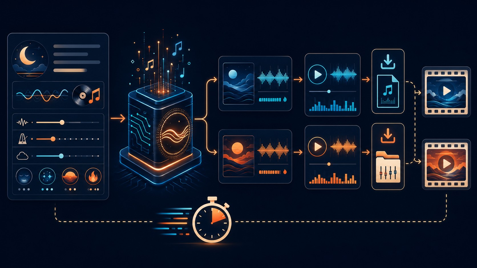 suno ai música lo-fi diagrama explicativo