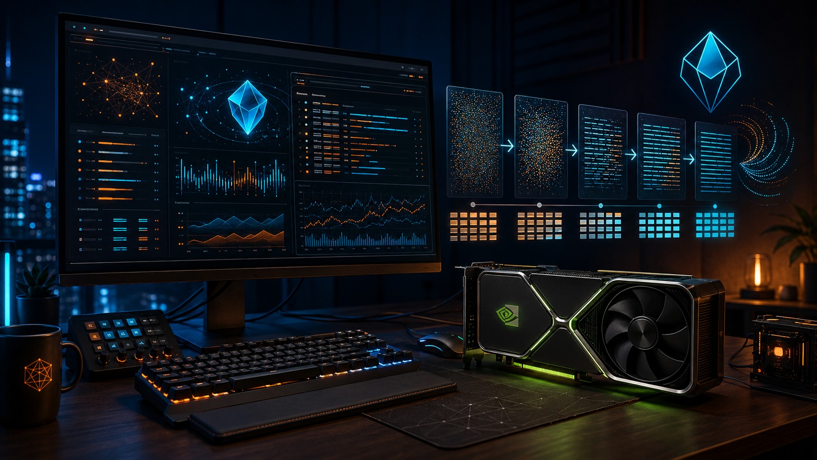 Google DeepMind releases DiffusionGemma, a model that runs local AI 4x faster | Diffusion AI is most common in image generation, but it can make text outputs much faster. - ilustracion
