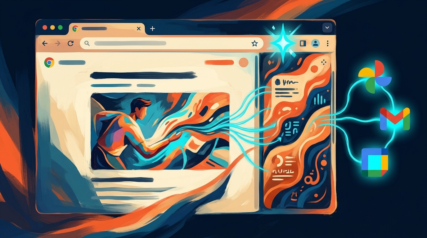 Google Chrome Gemini AI With Personal Intelligence Changed Everything - ilustracion