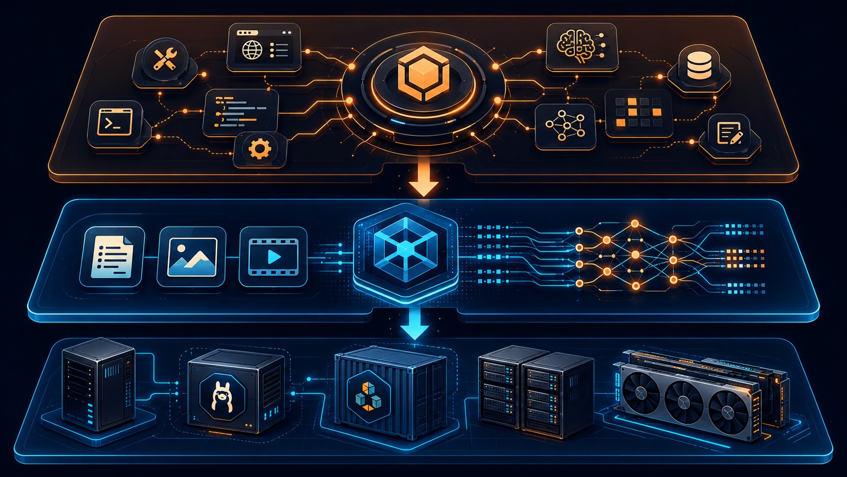 hermes agent qwen 3.5 gratis diagrama explicativo
