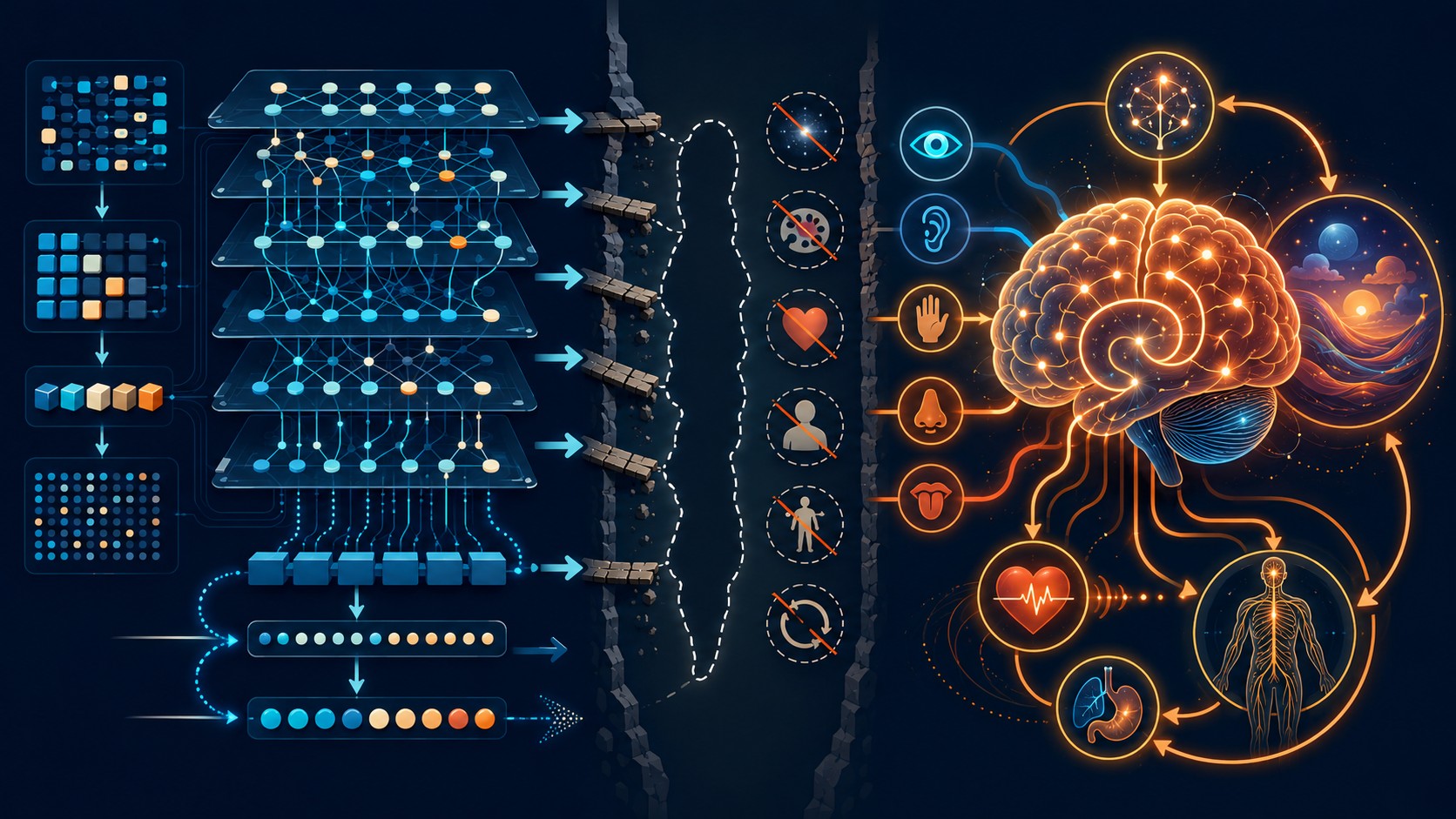 inteligencia artificial consciente diagrama explicativo