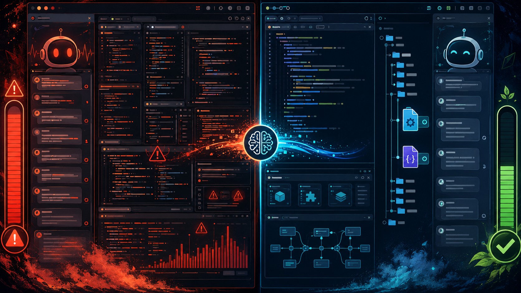 I made a free kit that makes AI coding assistants smarter and use fewer tokens - ilustracion
