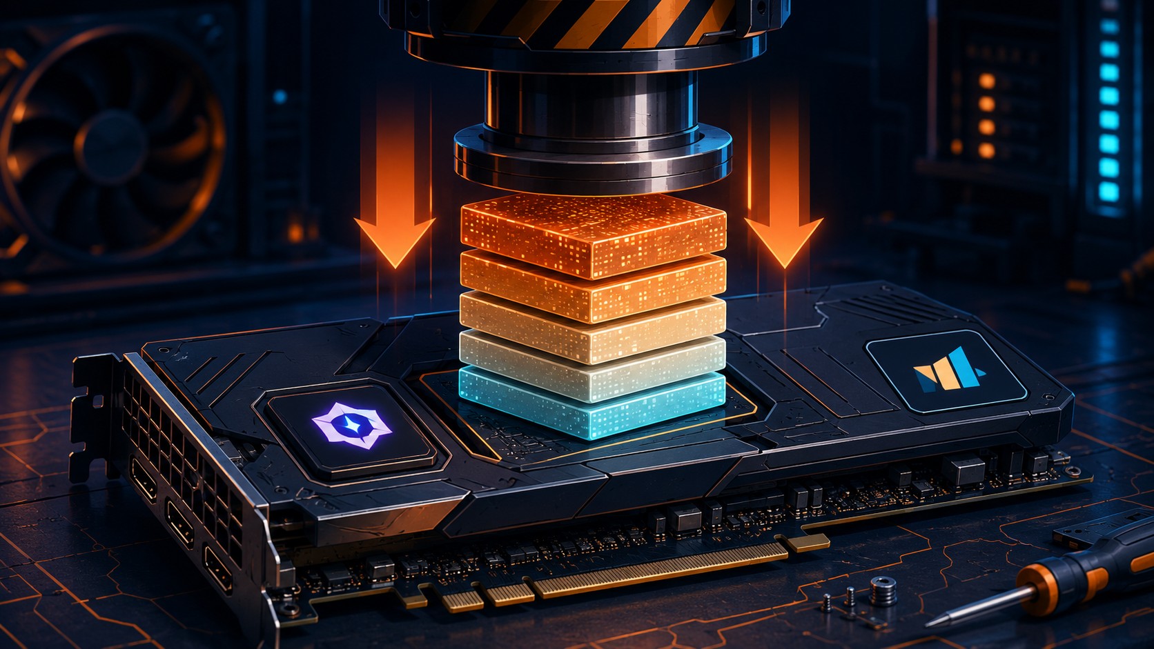 KVarN: Native vLLM KV-cache quantization back end by Huawei - ilustracion