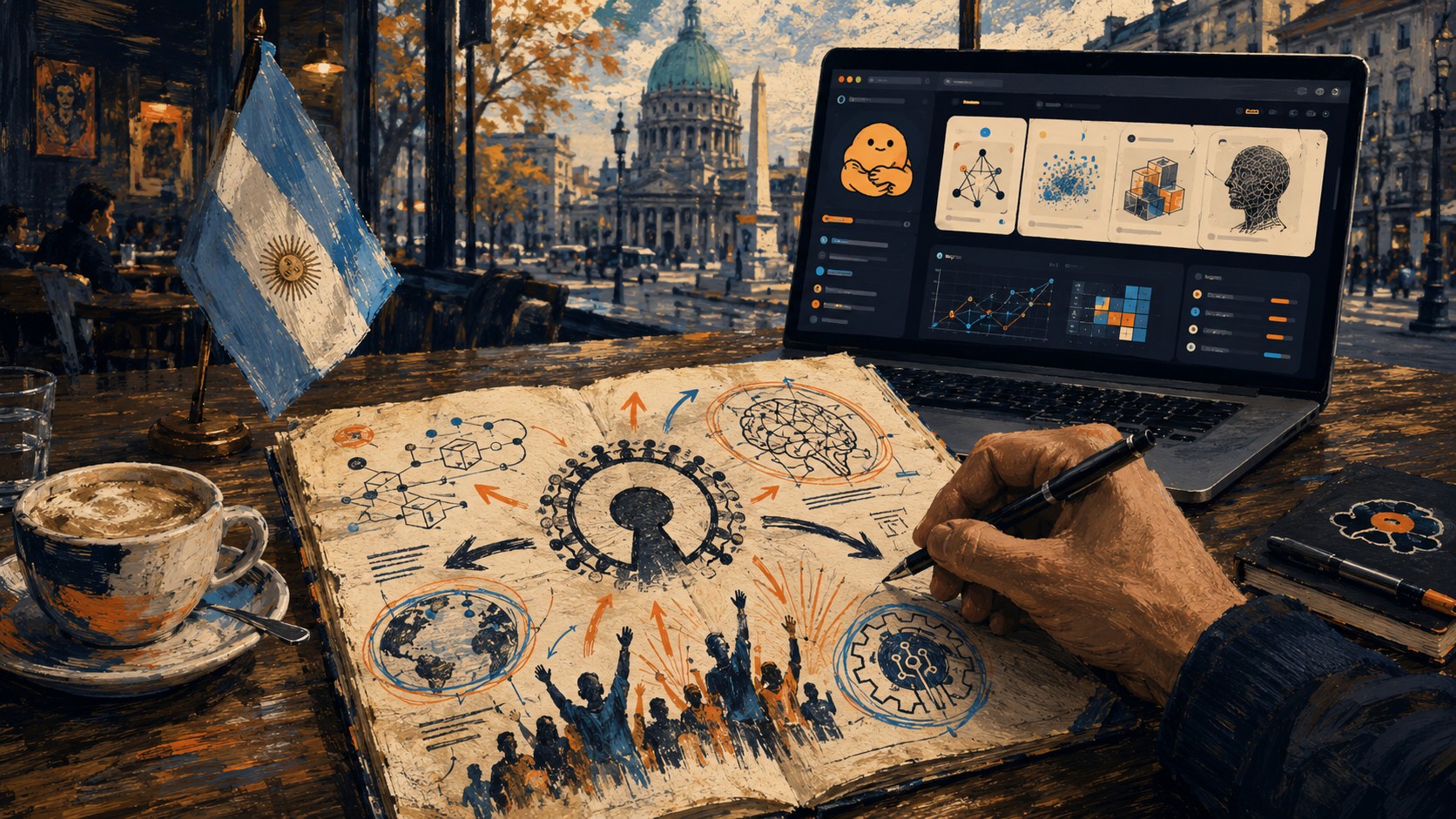 Manifiesto IA abierta: ¿por qué debe ganar en 2026? 1 Open Source AI Must Win - ilustracion